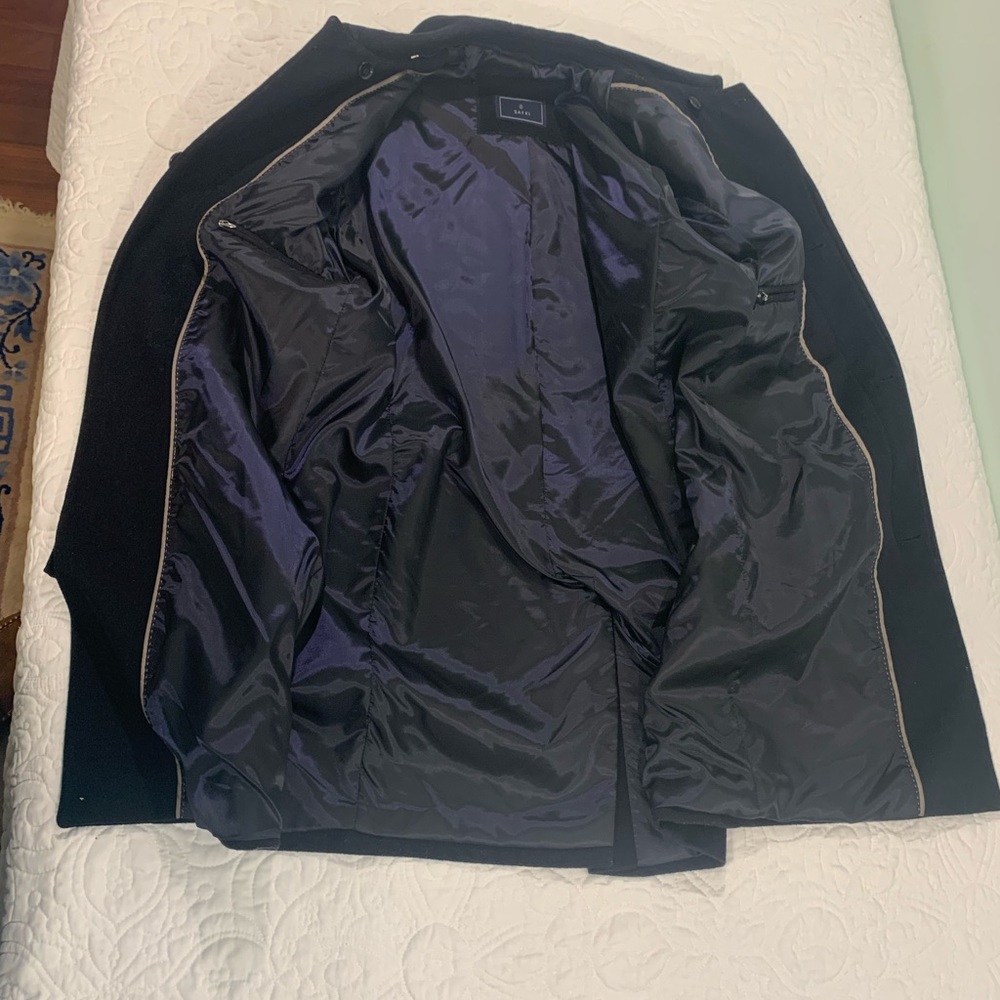 Sayki Men’s Wool Blend Jacket Coat Size Small Pre-Owned EUC - Picture 5 of 10